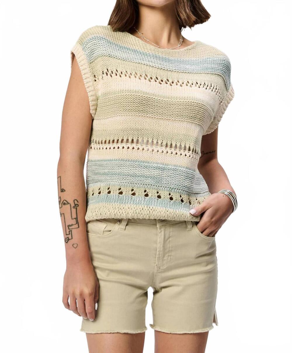 NEW ANOTHER LOVE luna top in pale olive